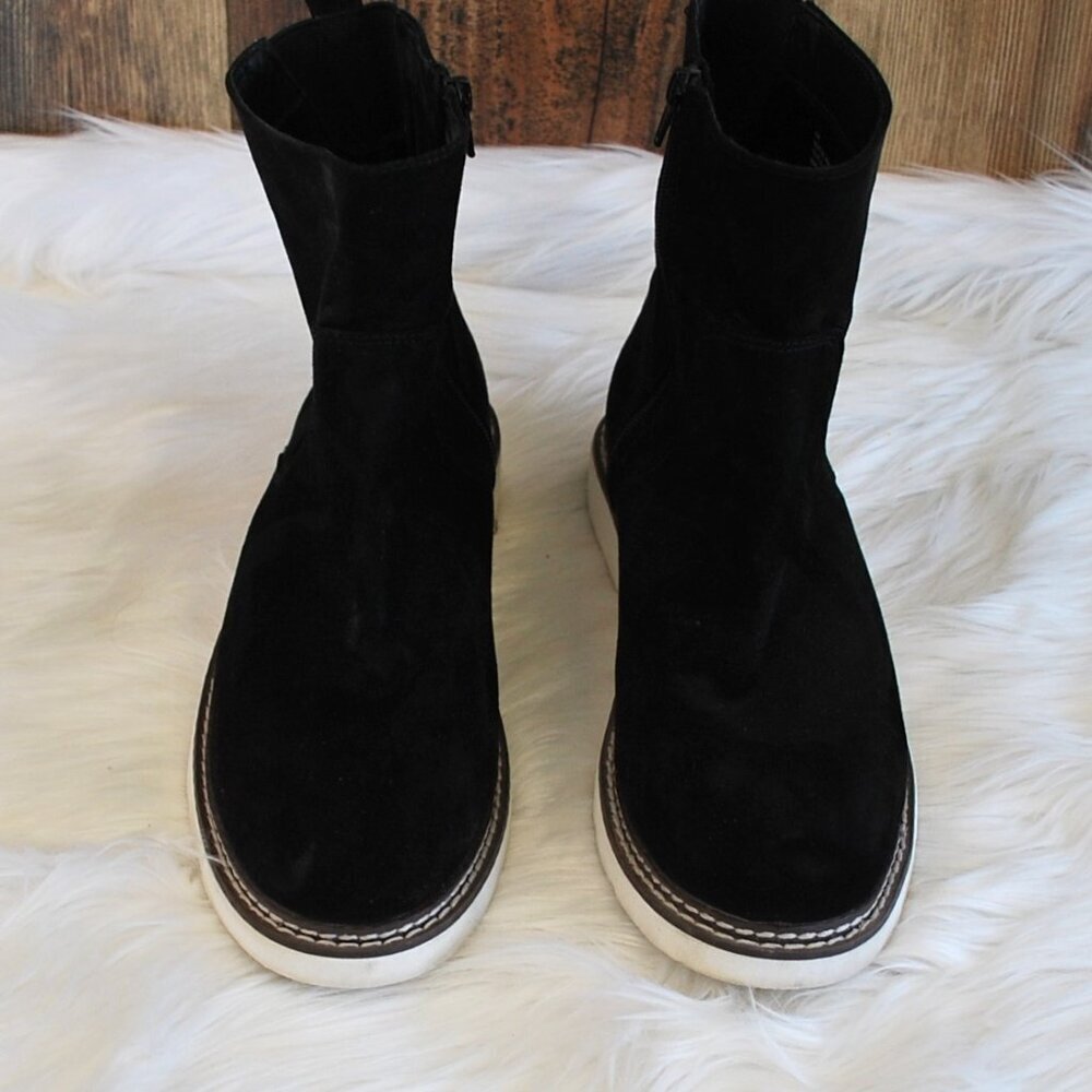 Avenue Ankle Boot Black Velvet Bootie Boots 11